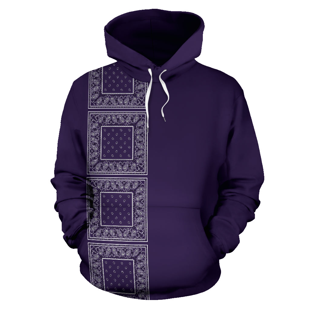 Lineup Royal Purple Bandana Pullover Hoodie - Top Content | POD Collection | Free Shipping