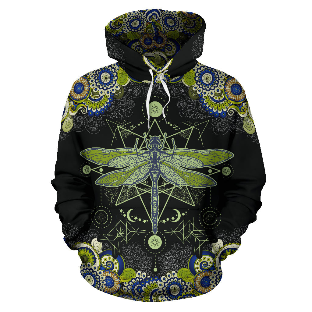 Mandala Dragonfly Hoodie - Top Content | POD Collection | Free Shipping