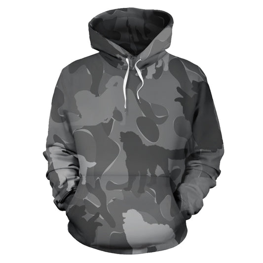 Bernese Mountain Light Grey Hoodie