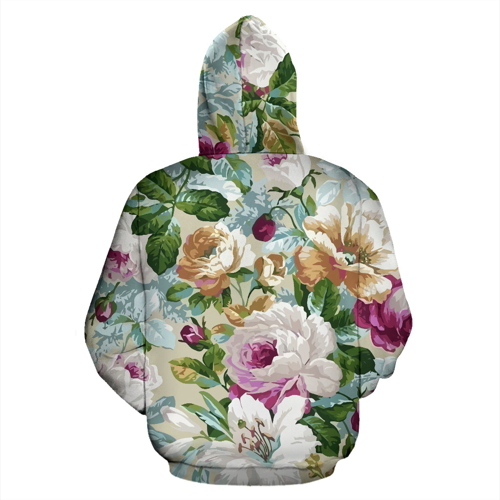 Cottage Roses Hoodie - Top Content | POD Collection | Free Shipping