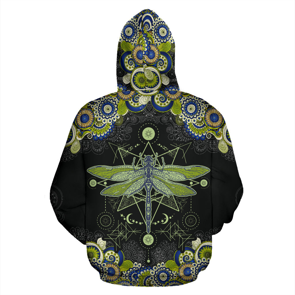 Mandala Dragonfly Hoodie - Top Content | POD Collection | Free Shipping