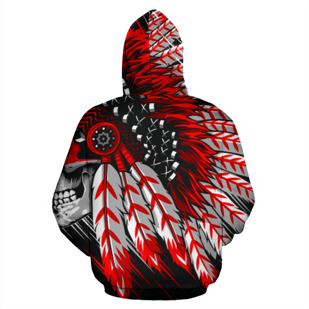 Custom Scull War Chief Hoodie - Top Content | POD Collection | Free Shipping