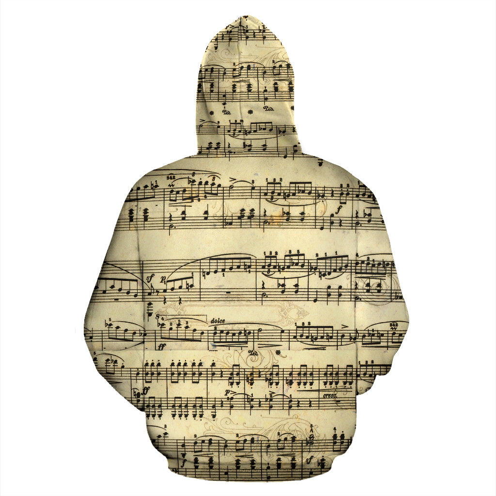 Hoodie Sheet Music Design - Top Content | POD Collection | Free Shipping