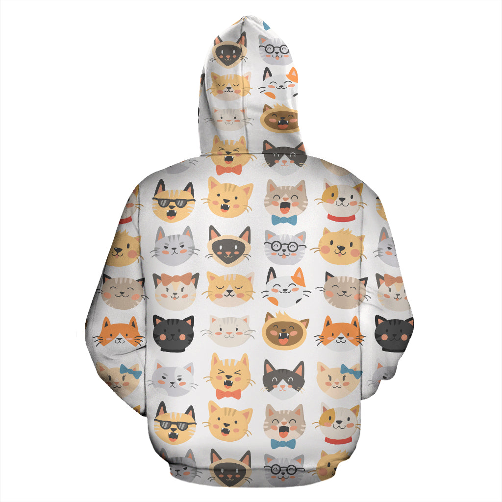 Cat Faces Hoodies - Top Content | POD Collection | Free Shipping