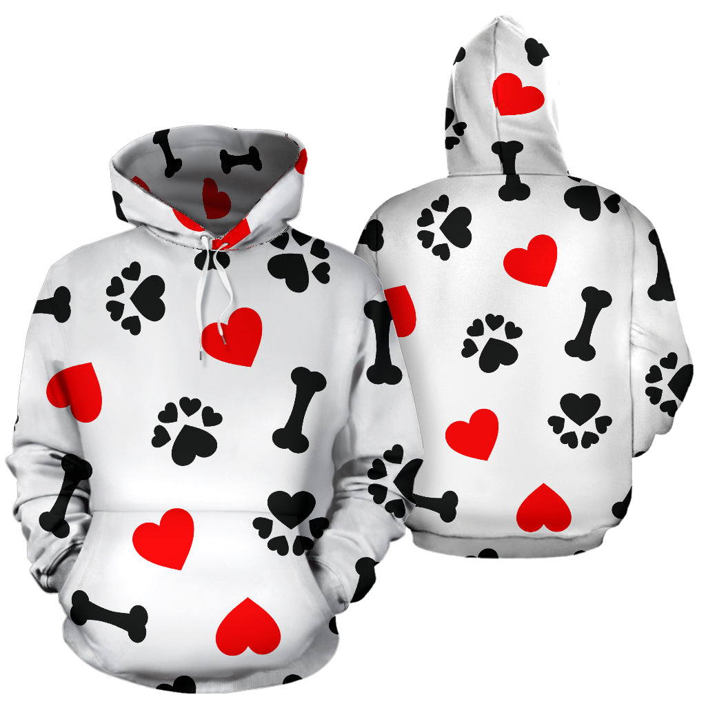 Dog Love All Over Hoodie - Top Content | POD Collection | Free Shipping