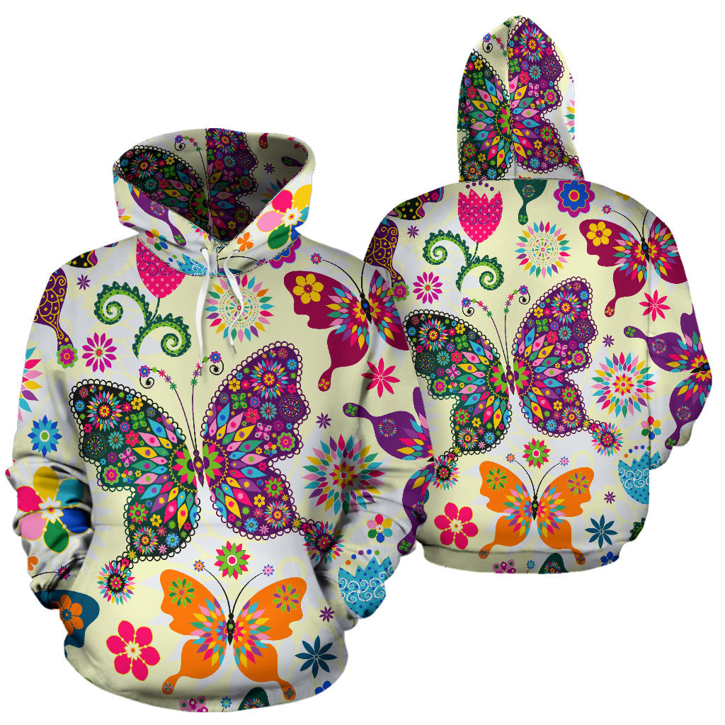 Butterfly Pattern Hoodie - Top Content | POD Collection | Free Shipping