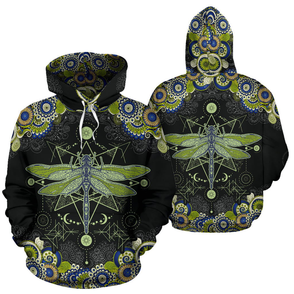 Mandala Dragonfly Hoodie - Top Content | POD Collection | Free Shipping