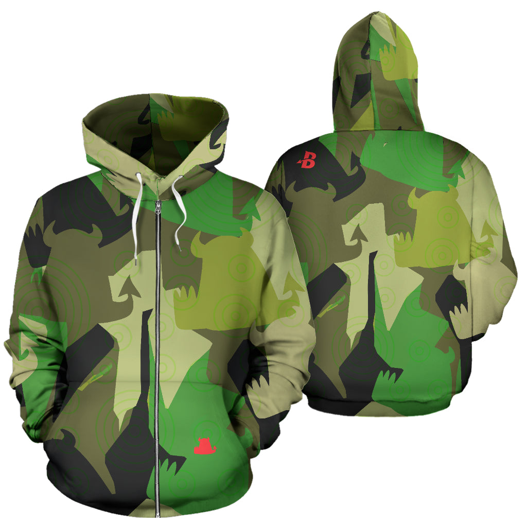 Forest Fun Zip-Up Hoodie