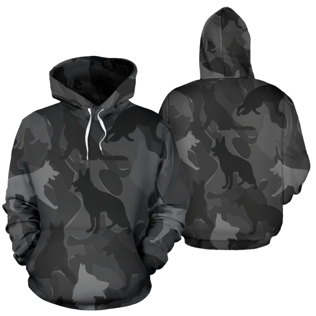 German Shepherd Dark Grey Hoodie