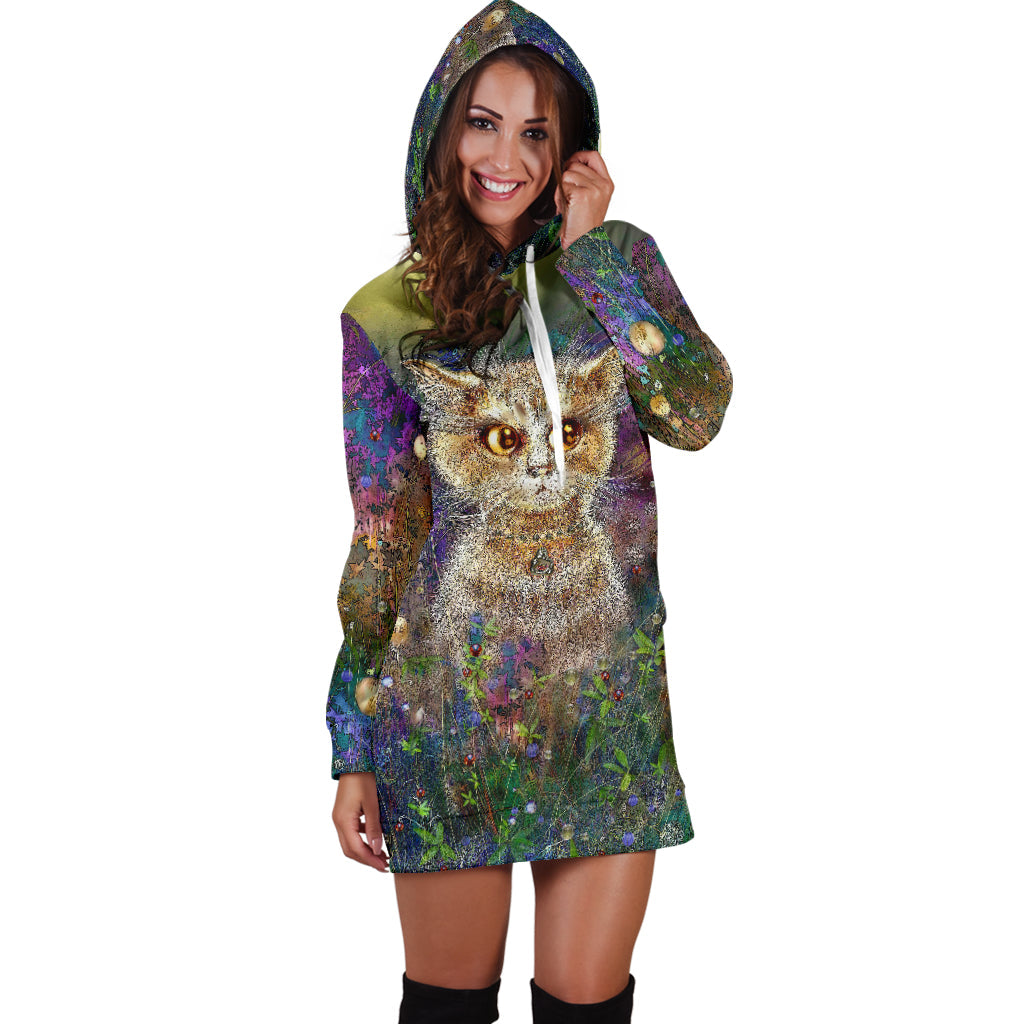 Flower Magic Hoodie Dress