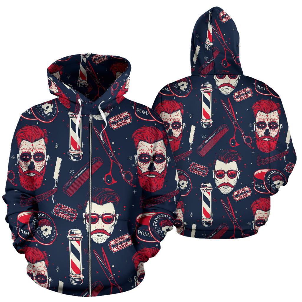 BARBER ZIP-UP HOODIE