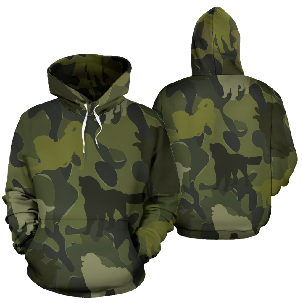 Bernese Mountain Dark Green Hoodie