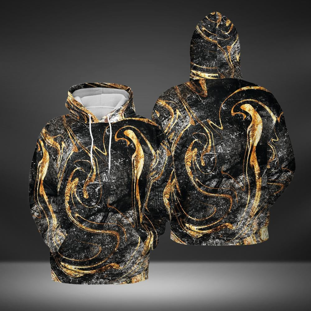 Marbled Style Hoodie