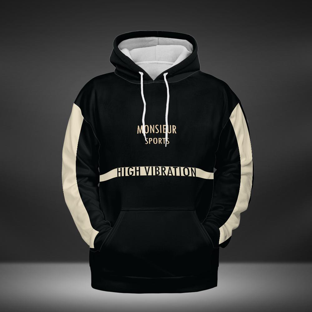 High Vibration Slogan Quote Hoodie