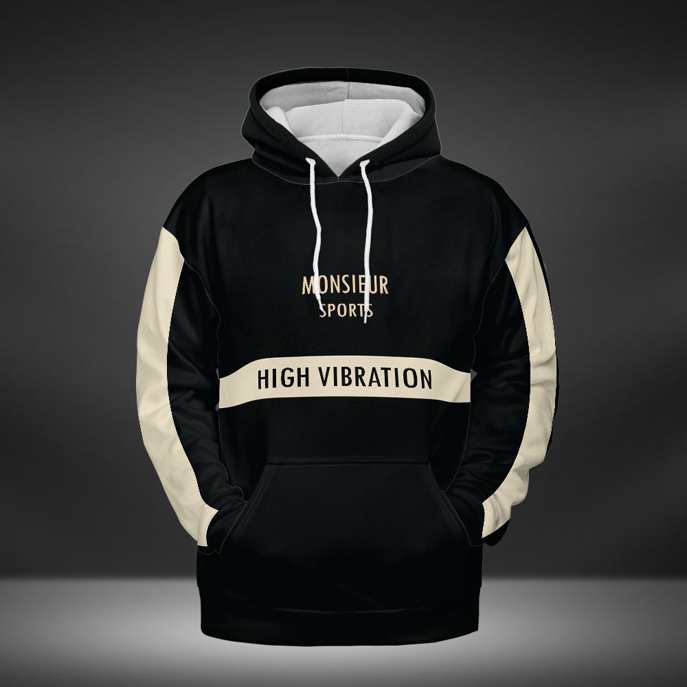 High Vibration 2 Slogan Quote Hoodie