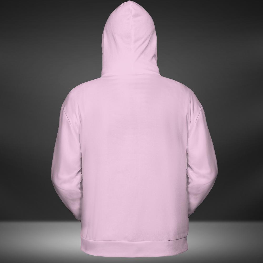 Dead Inside Scull Pink Hoodie