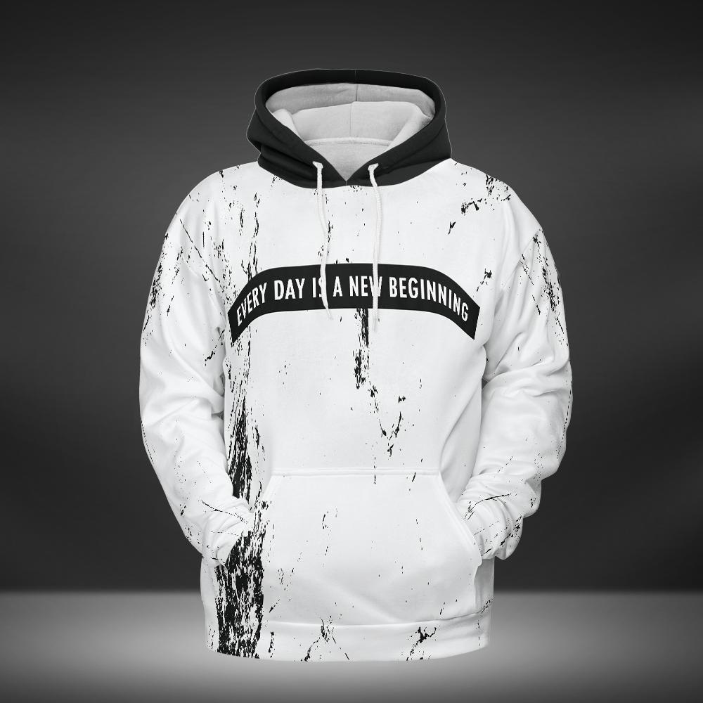 New Beginning Quote Slogan Hoodie