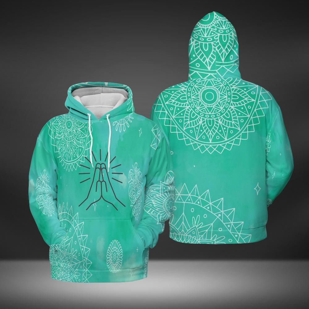 Namaste Green Mantras Hoodie